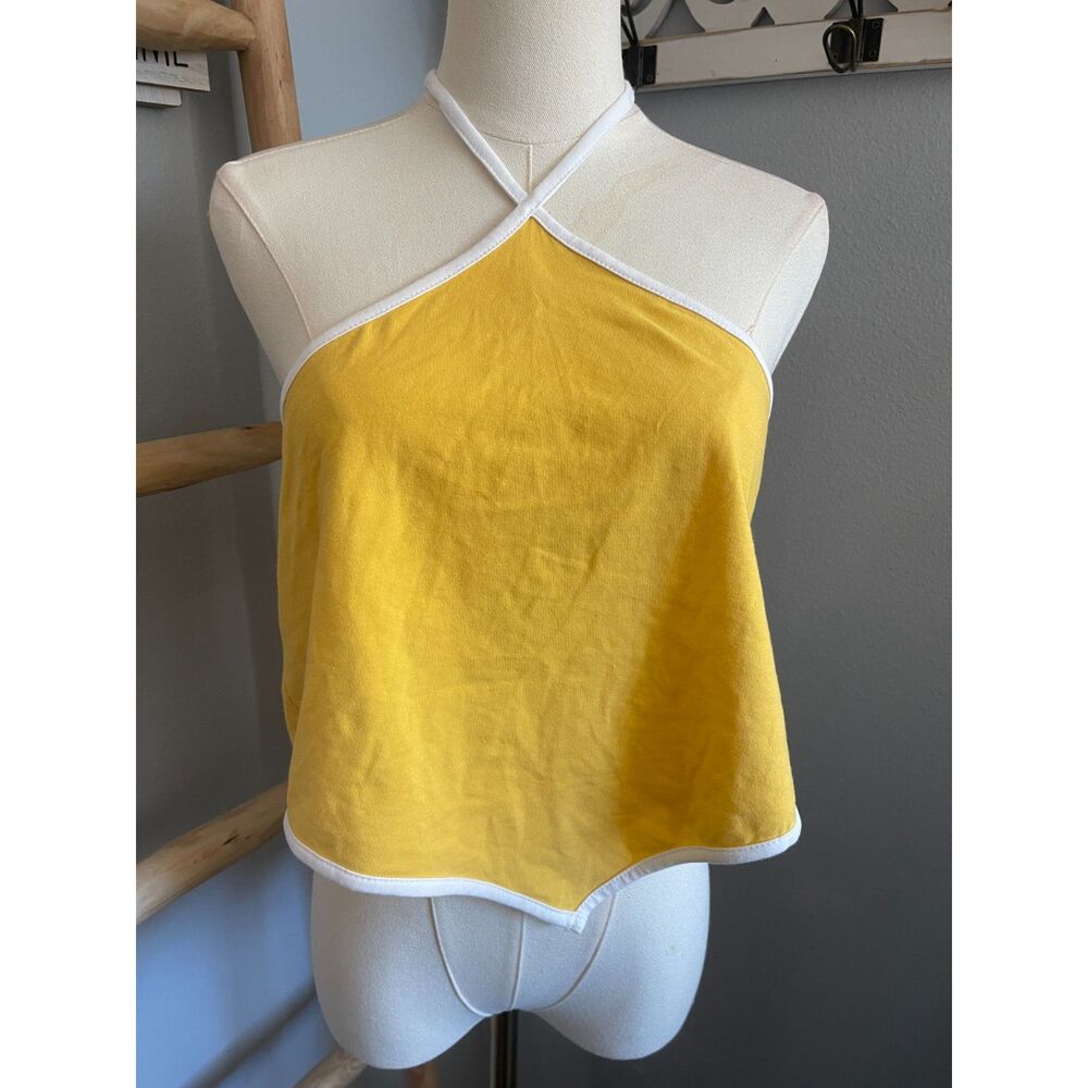 Wild Fable Game Day Football Charm Halter Top
